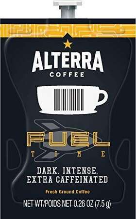 Flavia 841636101330 Alterra Coffee Fuel Time Dark Roast Fresh Pack For Brewers