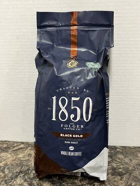 1850 Folgers 025500215228 Short Dated-discounted 4 Bags Black Gold Whole Bean Coffee 8lbs