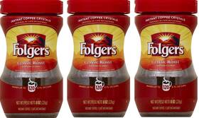 Folgers 025500267876 Instant Coffee Crystals Classic Roast 24 Ounce