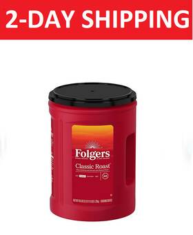 Folgers 025500304212 Classic Medium Roast Ground Coffee 43.5 Oz