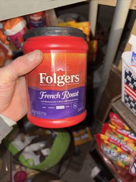 Folgers 025500304298 French Roast Coffee Medium Dark 9.6oz