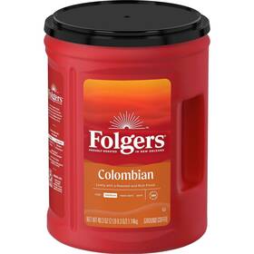 Folgers 025500887562 100% Medium Roast Ground Colombian Coffee 40.3 Oz Free Shipping
