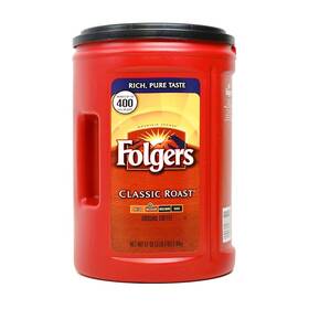 Folgers 025500887593 Classic Roast Ground Coffee 51 Ounce .