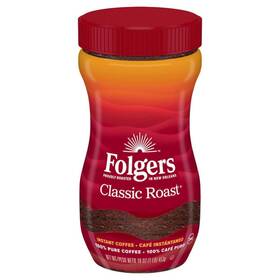 24722 Folgers Instant Coffee Classic Roast 16 Oz
