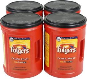 Folgers 313024354326 Ground Coffee 48 Oz 4 Cans