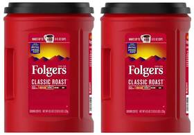 3847-384 Folgers Classic Roast Ground Coffee 43.5 Oz 2-pack