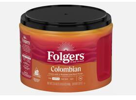 Folgers 629722740256 Colombian Ground Coffee Medium Roast 22.6 Oz. Canister