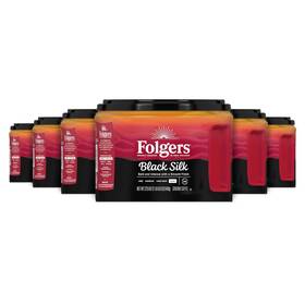 Folgers 696591969668 Black Silk Dark Roast Coffee 22.6 Ounces Pack Of 6