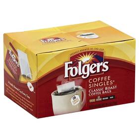 Folgers 789296233636 Coffee Singles Classic Roast Bags 6 Ounce Pack Of 1