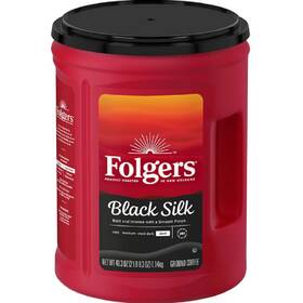 990008301 Folgers Dark Roast Ground Coffee Black Silk 40.3 Oz. Free Shipping