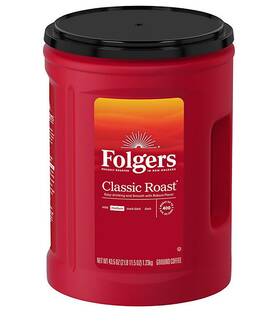 990008441 Folgers Classic Roast Fine Ground Coffee 43.5 Oz - Get Free Shipping