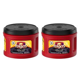 B019hz5jk4 Folgers Black Silk Dark Roast Ground Coffee Rich Bold Flavor