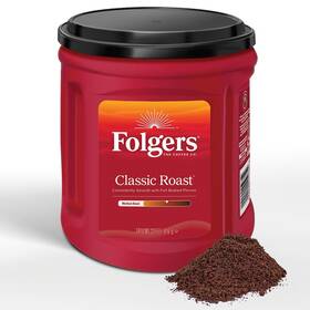 Cb-hh-232 Folgers Classic Roast Medium Dark Ground Coffee 816g Canister