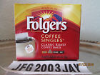 Folgers New Coffee Singles Classic Roast 19 Serve Medium Bags In Box Sealed 025500811215