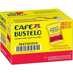 Smu01014 Folgers Espresso Blend Coffee Cafe Buselo 30/ct Dark Brown 1014