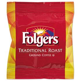 Smu63006 Folgers Ground Coffee Fraction Packs Traditional Roast 2oz 42/carton 63006