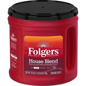 Vx-2mj1-j3bx Folgers Coffeehouse Blend Ground Coffee Medium Dark 25.9 Ounce Pack Of 1