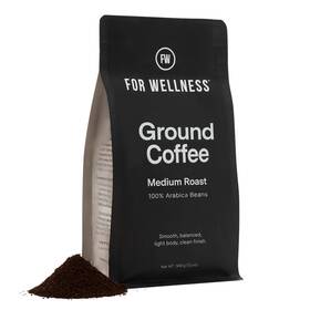 For Wellness 850042877135 Arabica Ground Coffee 12 Oz Medium Roast Pair With The Good S