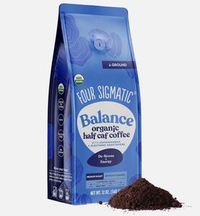Four Sigma Foods Inc 313106731762 2pk 12oz Organic Balance Adaptogen Ground Coffee Medium Roast Usda With Ashwagandha