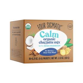 10x6g Four Sigmatic Chai Latte By Organic Instant With Turkey Tail Re