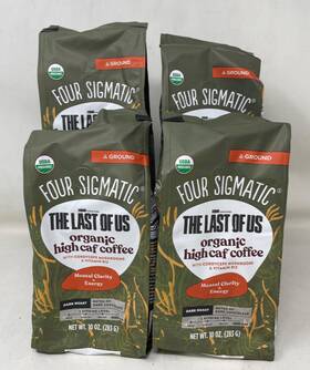 Fsm02291 Four Sigmatic The Last Of Us High Caf Ground Coffee 10oz - 4 Pack Exp. 3/27