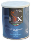 Fox Pack Of 5 Tins Italian Espresso Ground Roasted Decaffeinated Coffee 8.8 Oz Each 8016068000502