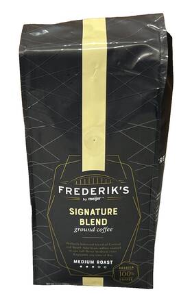 Frederiks 602361500972 By Meijer Signature Blend Medium Roast Ground Coffee 12 Oz
