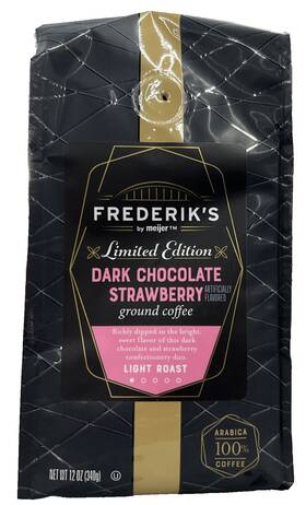 Frederiks 713733064699 By Meijer Dark Chocolate Strawberry Light Roast Ground Coffee 12 Oz