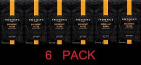 Frederiks 713733373388 Breakfast Blend Light Roast Ground Coffee 12 Oz Bag - 6 Pack