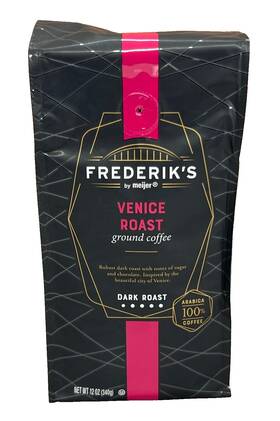 Frederiks 713733373753 By Meijer Venice Roast Dark Ground Coffee 12 Oz