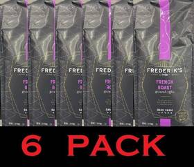Frederiks 760236150114 French Roast Ground Coffee Dark 12 Oz Bag - 6 Pack