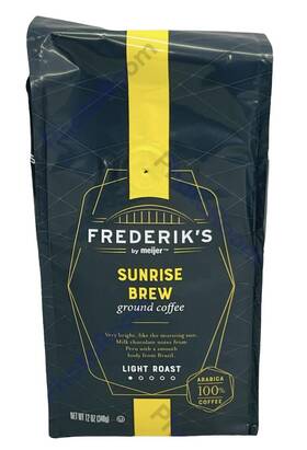 Frederiks 760236150282 By Meijer Sunrise Brew Light Roast Ground Coffee 12 Oz