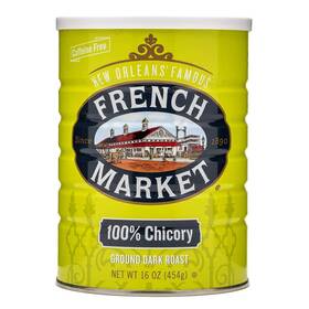 French Market 070568100290 100% Pure Ground Dark Roast Chicory 12 Ounce Pack Of 1