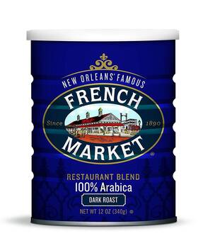 Pp-grce24025 French Market Coffee And Chicory Restaurant Blend Dark Roast Ground 12oz