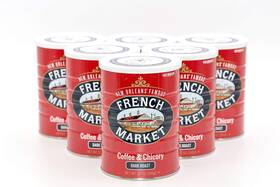 Pp-grce28209 French Market Coffee And Chicory Dark Roast Ground 12oz Can Pack Of 6