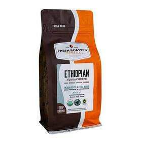 Fresh Roasted Coffee 843467119546 Organic Ethiopian Yirgacheffe Drip Ground Medium Roast Usda Organi