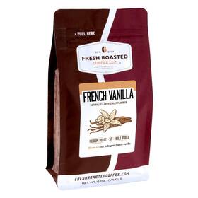 Fresh Roasted Coffee 843467172428 French Vanilla Flavored 12 Oz Medium Roast Kosher Ground