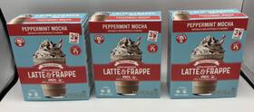 Frozen Bean 005556152872 3 Boxes Peppermint Mocha Latte And Frappe Mix Packet Box