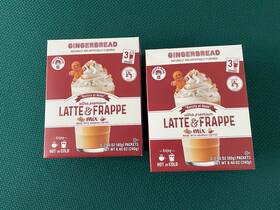 Frozen Bean 814879023691 2 Boxes Gingerbread Latte And Frappe Mix 3 Packet Ea Exp 10/05/27