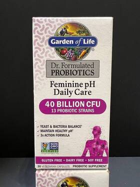 Garden Of Life 658010131421 Feminine Ph Daily Care 30 Probiotic Capsules 04/26