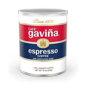 Gavina 072323053414 Cafe Espresso Roast Regular Ground Coffee 100% Arabica 10ounce Can