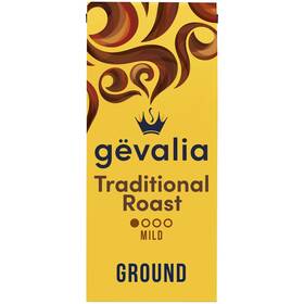 Gevalia 043000043516 Traditional Mild Roast Ground Coffee 12 Oz Bag