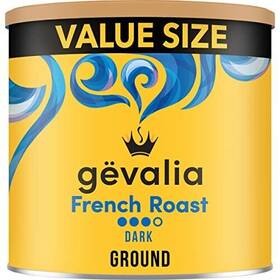 Gevalia 043000091715 French Roast Dark Ground Coffee 27.6 Oz Canister