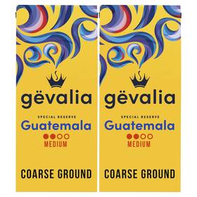 Gevalia 629722562308 2 Pack Special Reserve Guatemala Single Origin Ground Coffee 10 Oz