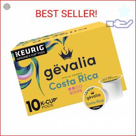 Gevalia Keurig 043000079812 Kaffe Special Reserve Costa Rica Medium Roast K-cup Coffee Pods 10