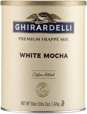 Hf-k148 Ghirardelli Chocolate Company Mix White Mocha Frappe 49.92 Oz Pack Of 1