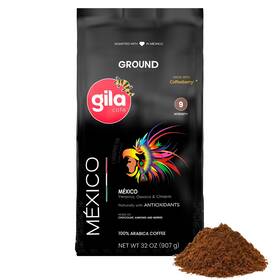 Gila Caf 503020275203 Ground Coffee Medium Roast Mexico 32oz 1-pack - 100% Mexican Arabica Bean C