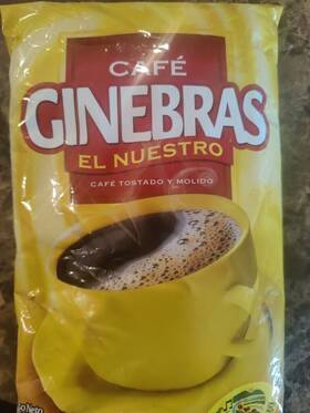 Ginebras 702483100934 Colombian Coffee 500g/ Cafe Colombiano Valle Del Cauca
