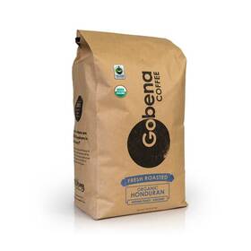 Gobena 313041840864 5lb Fair Trade Organic Certified Honduran Medium Roast Ground 100% Arabica Spec