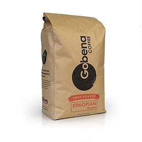 Eth-0115 Gobena 5lb Ethiopian Yirgacheffe Ground Coffee Light Roast 100% Arabica Specialty